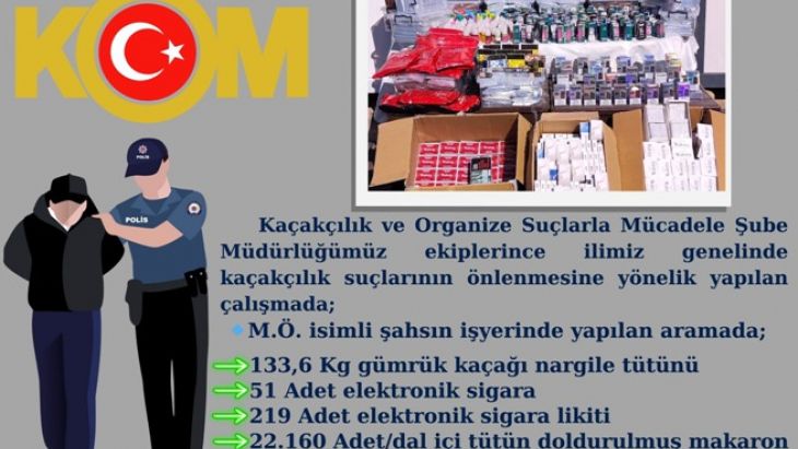 Malatya'da Kaçakçılara Operasyon